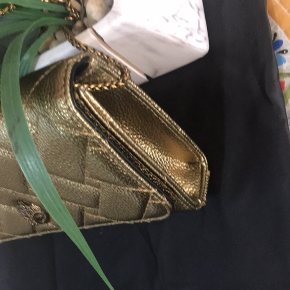 Kurt Geiger London Extra Mini Kensington Metallic Bronze Hardware Crossb… - Picture 9 of 16